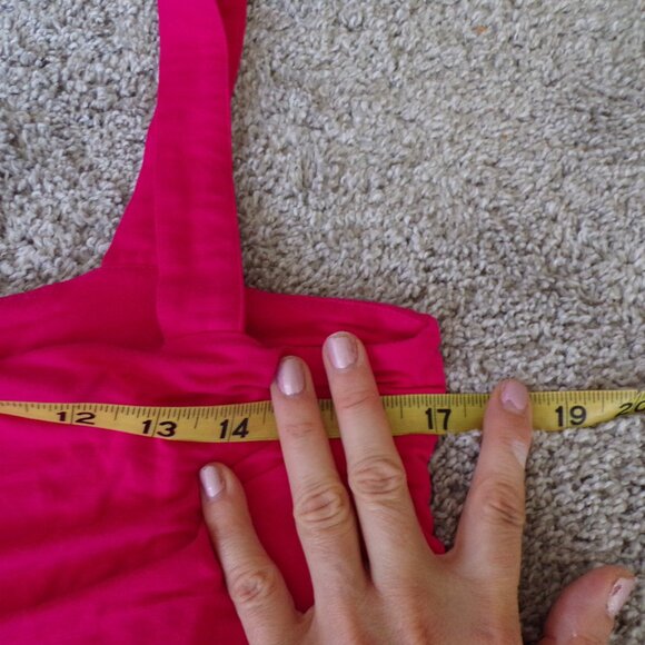 Seraphine pink tiered dress M - Picture 6 of 10